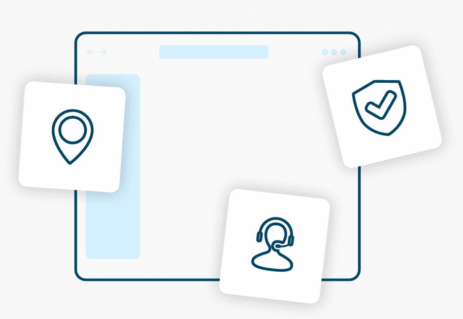 Multi-location business map